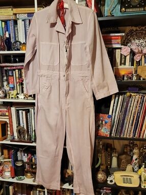 Madewell As Ever collab Mauve Color Coveralls Size 1 (small) 100% Heavy Cotto n